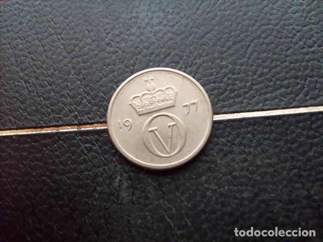 Monedas antiguas de Europa: * NORUEGA 10 ORE 1977