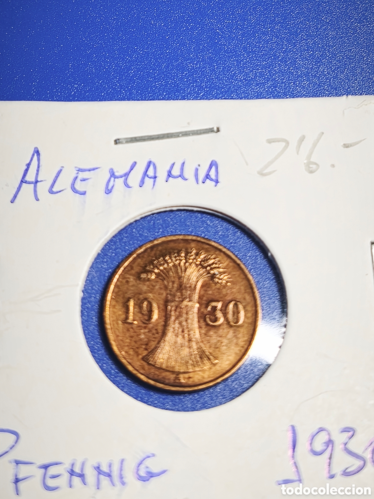 Monedas antiguas de Europa: Alemania. 1930. Pfennig
