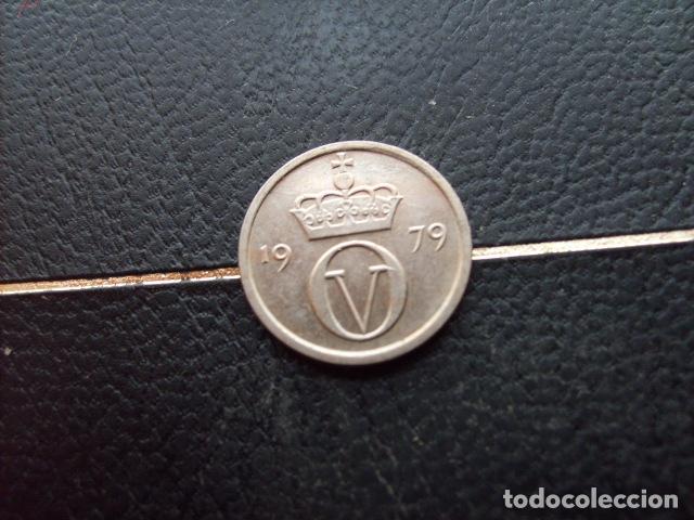 Monedas antiguas de Europa: * NORUEGA 10 ORE 1979