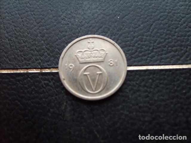 Monedas antiguas de Europa: * NORUEGA 10 ORE 1981