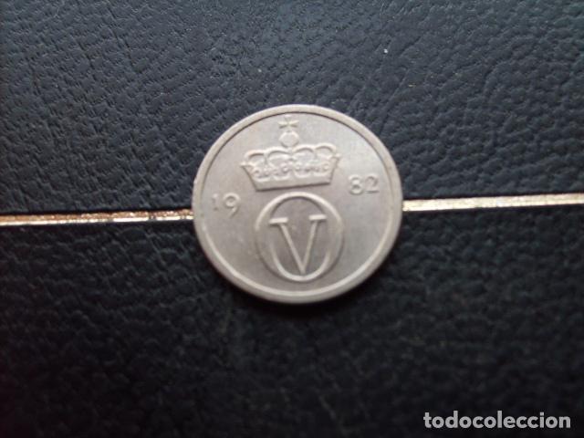 Monedas antiguas de Europa: * NORUEGA 10 ORE 1982