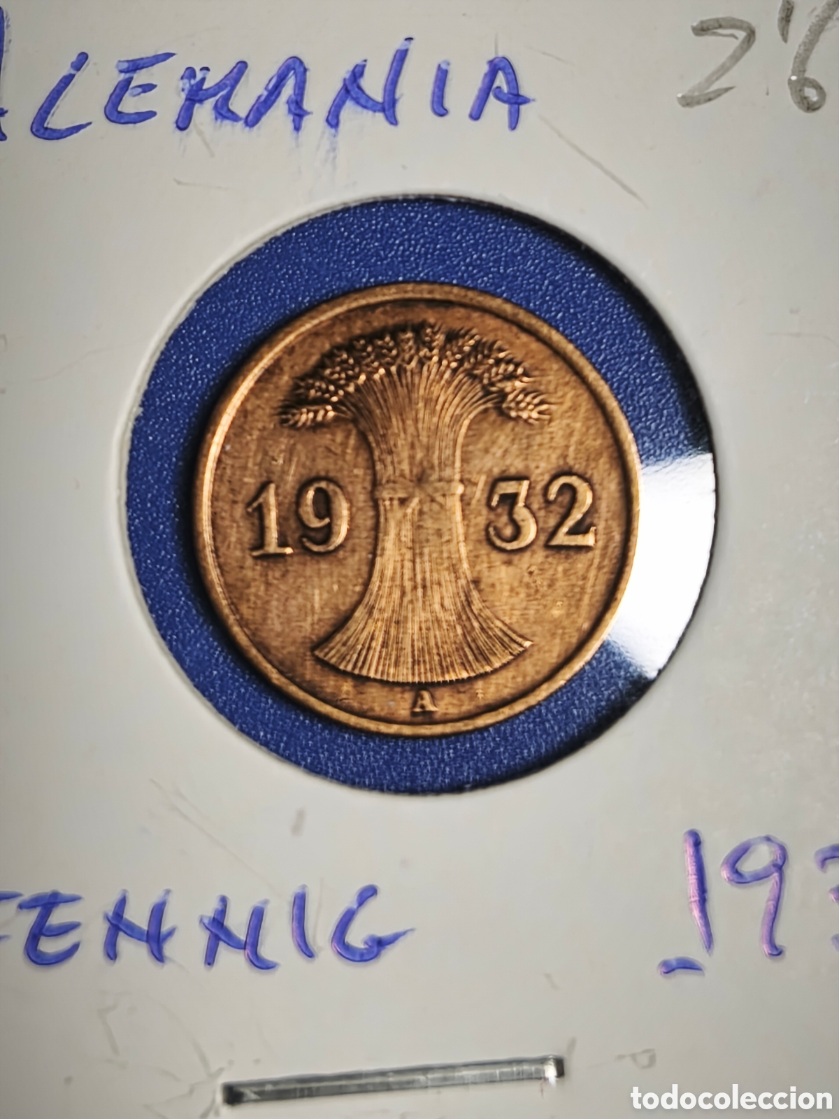 Monedas antiguas de Europa: Alemania. 1932. Pfennig
