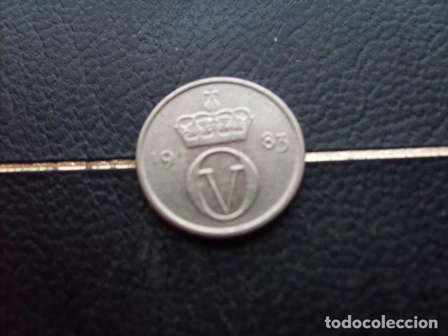 Monedas antiguas de Europa: * NORUEGA 10 ORE 1983