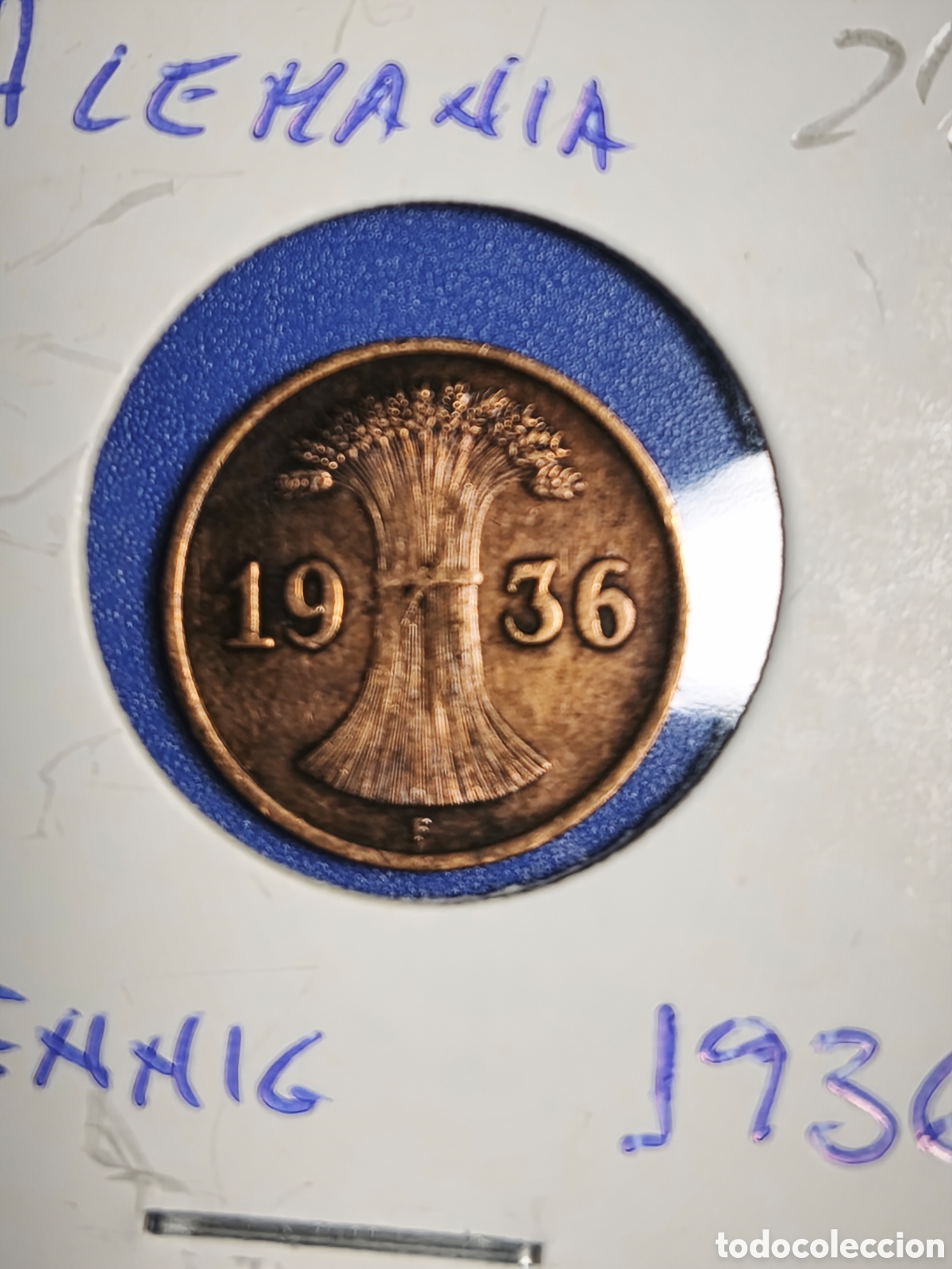 Monedas antiguas de Europa: Alemania. 1936. Pfennig