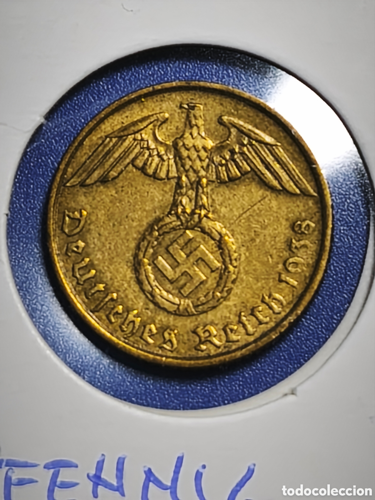 Monedas antiguas de Europa: Alemania. 1938. 5 pfennig
