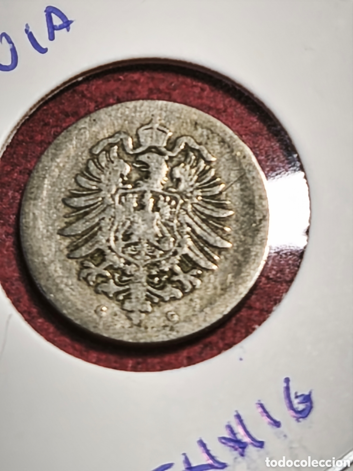 Monedas antiguas de Europa: Alemania. 1874. 5 pfennig