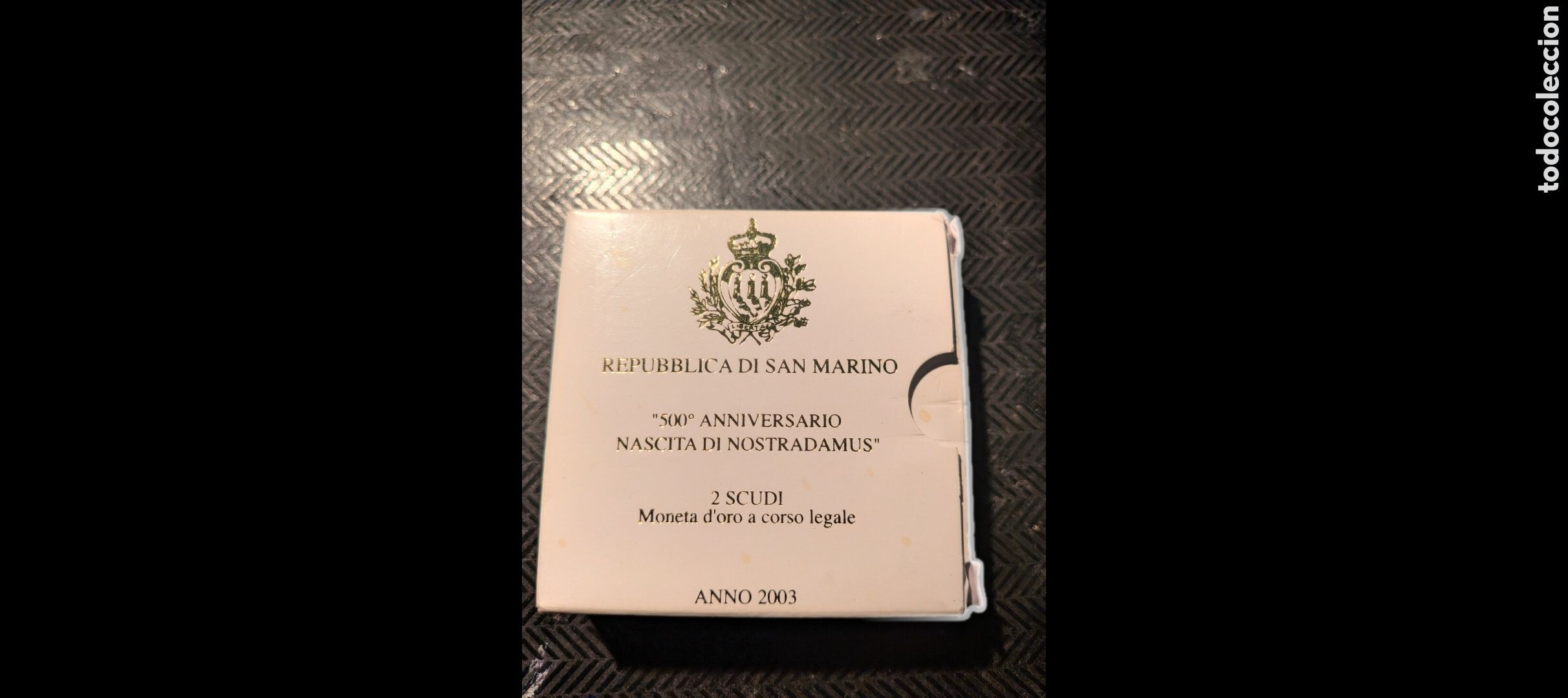 Monedas antiguas de Europa: Moneda de oro de 2 scudi del 2003 - Foto 5