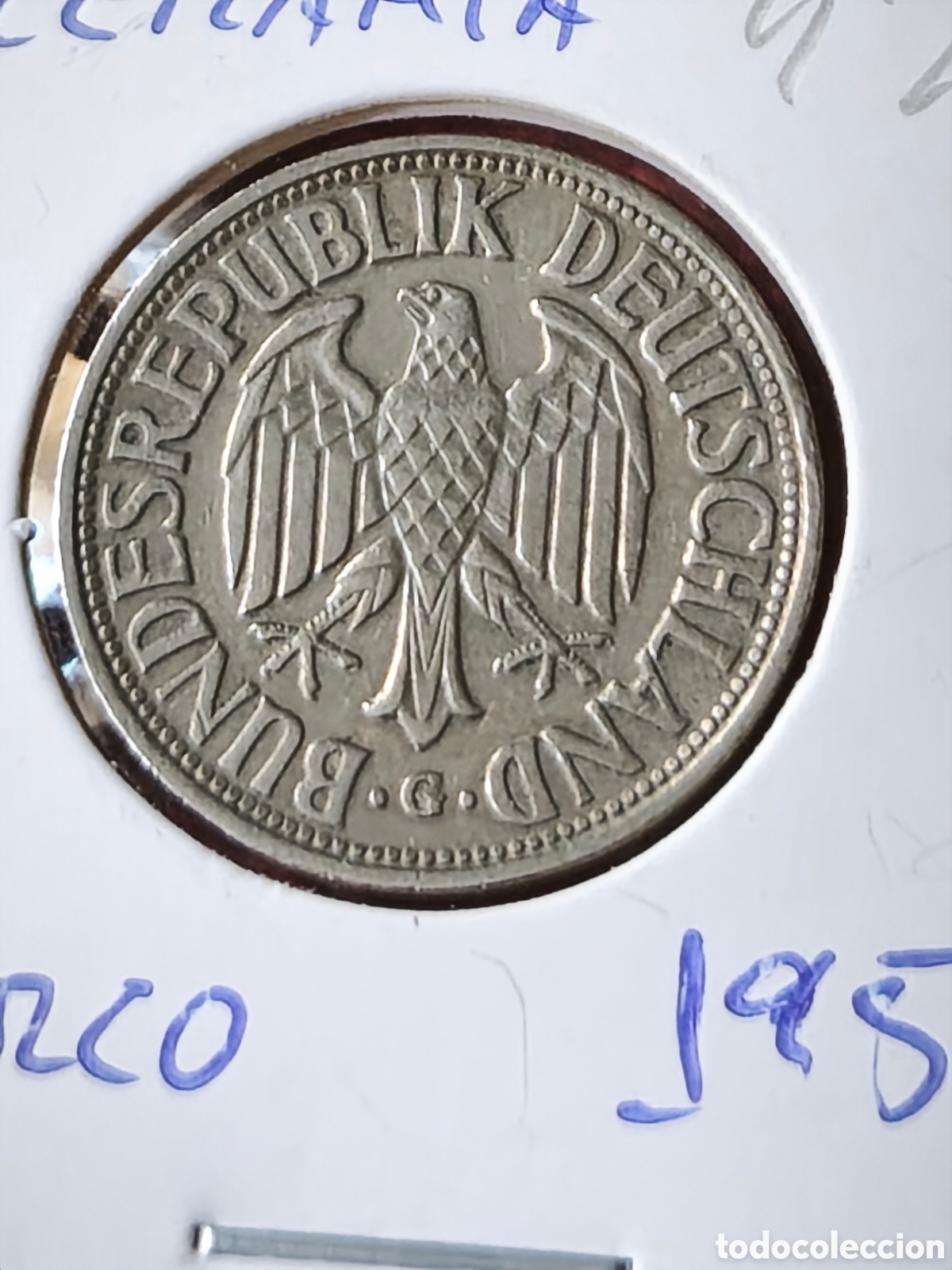 Monedas antiguas de Europa: Alemania. 1950. Mark