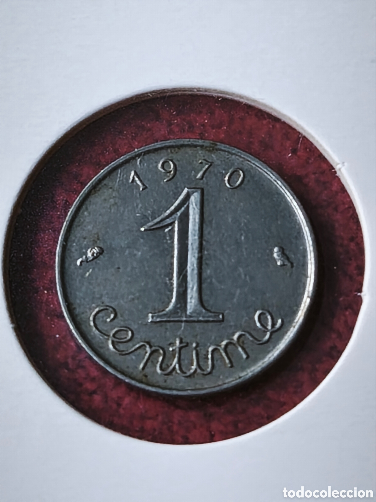 Monedas antiguas de Europa: Francia. 1970. C&eacute;ntimo - Foto 2