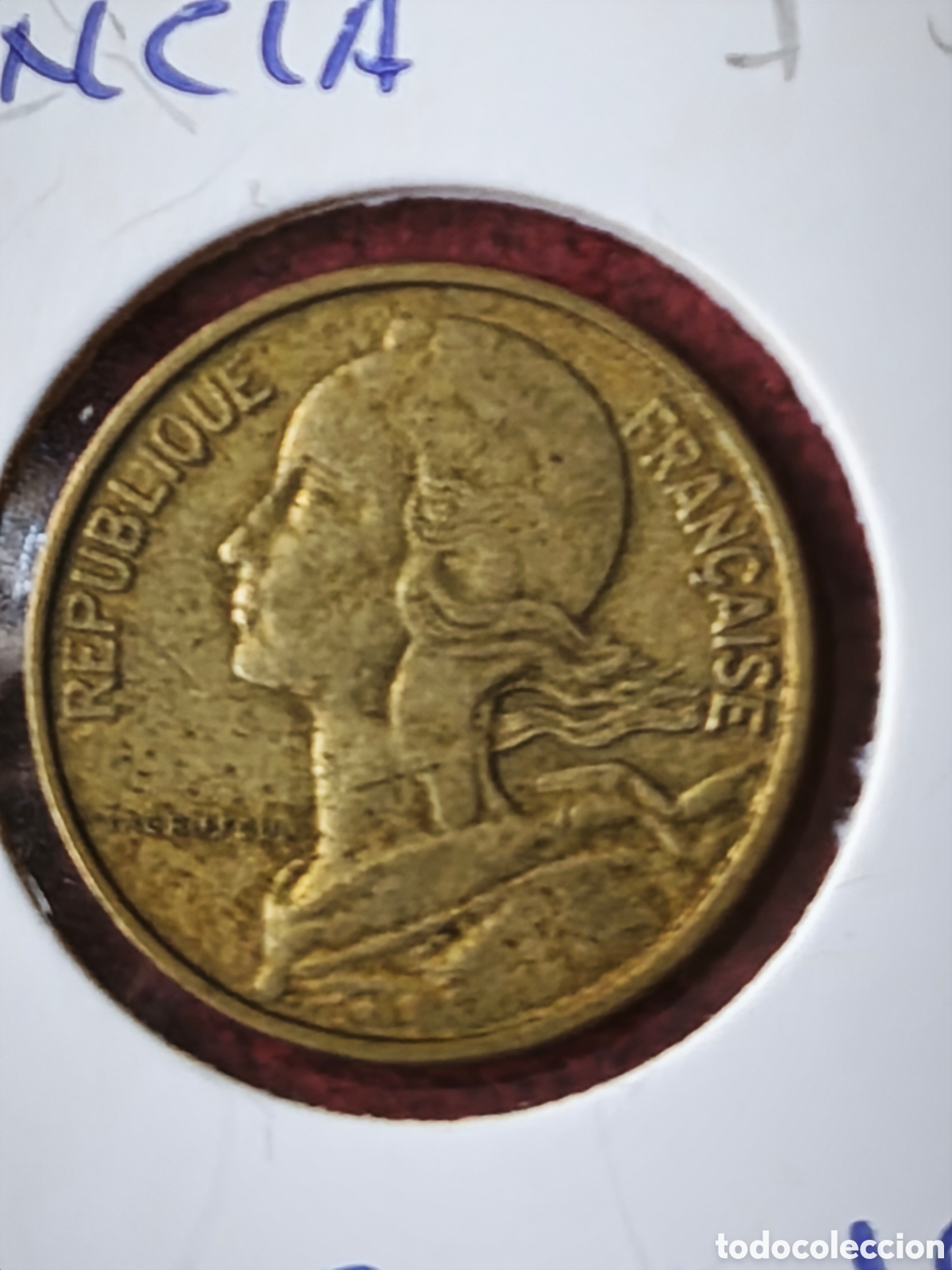 Monedas antiguas de Europa: Francia. 1967. 10 c&eacute;ntimos