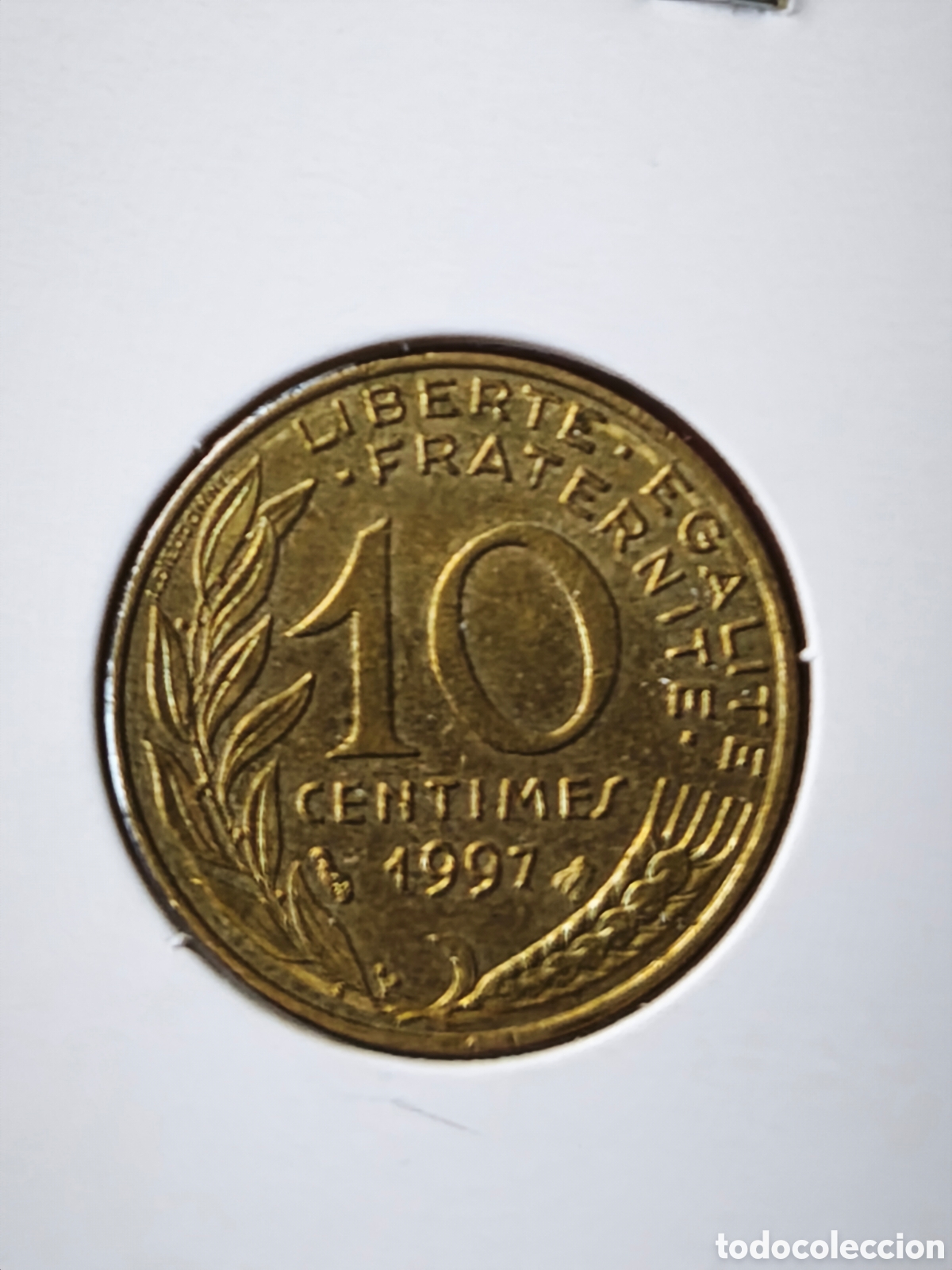 Monedas antiguas de Europa: Francia. 1997. 10 c&eacute;ntimos - Foto 2