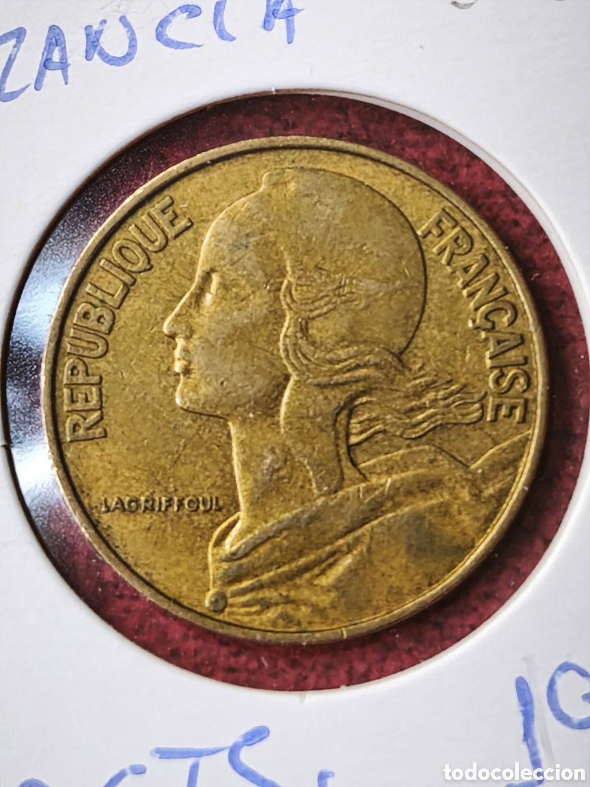 Monedas antiguas de Europa: Francia. 1972. 20 c&eacute;ntimos