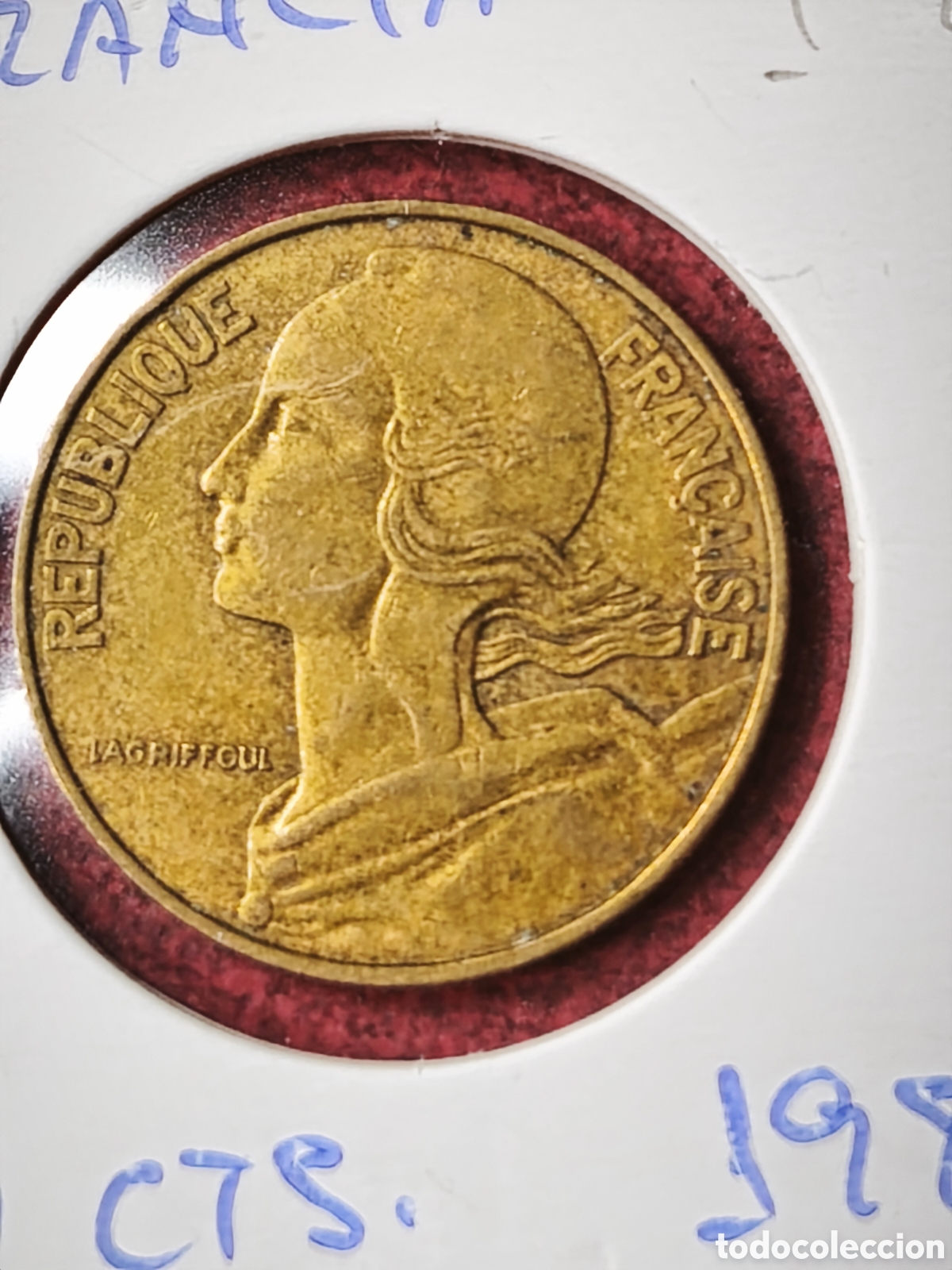 Monedas antiguas de Europa: Francia. 1981. 20 c&eacute;ntimos
