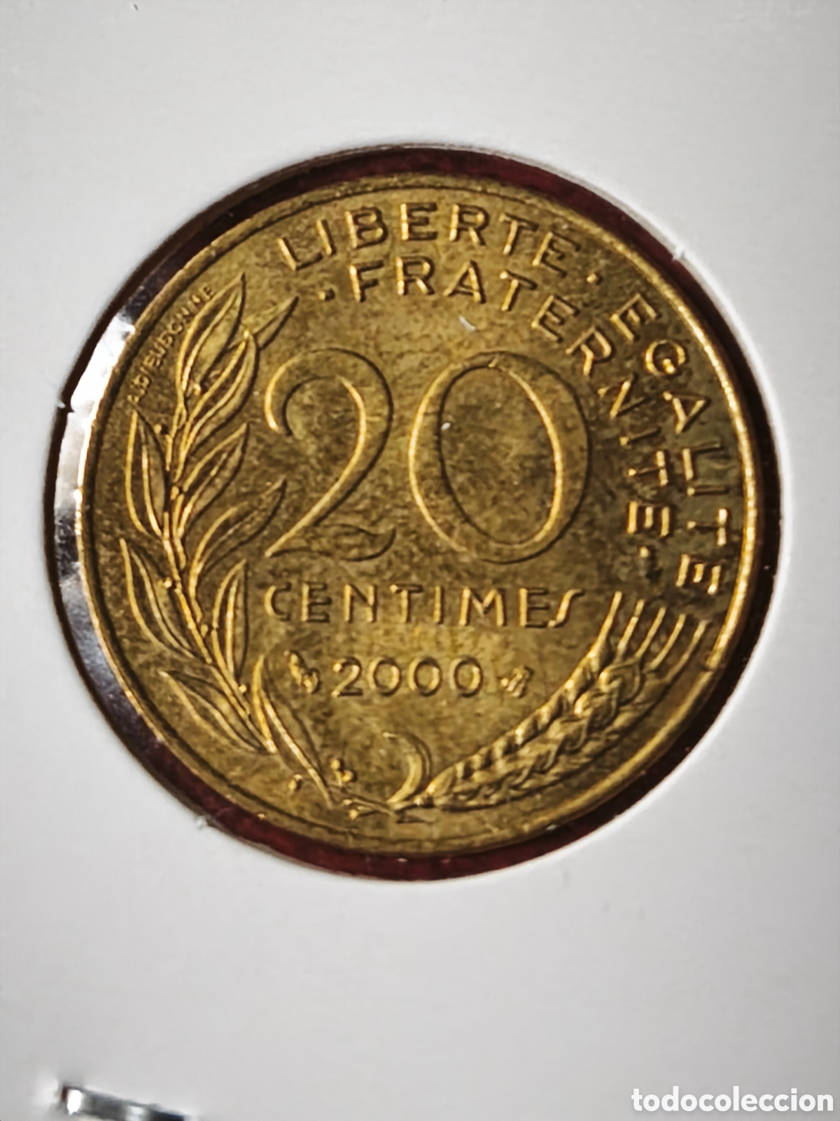 Monedas antiguas de Europa: Francia. 2000. 20 c&eacute;ntimos - Foto 2