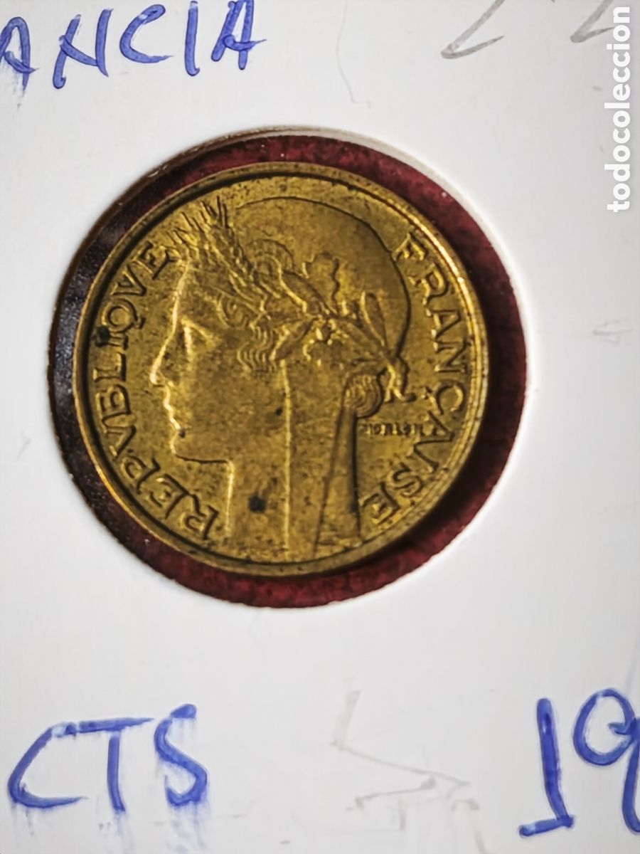 Monedas antiguas de Europa: Francia. 1932. 50 c&eacute;ntimos