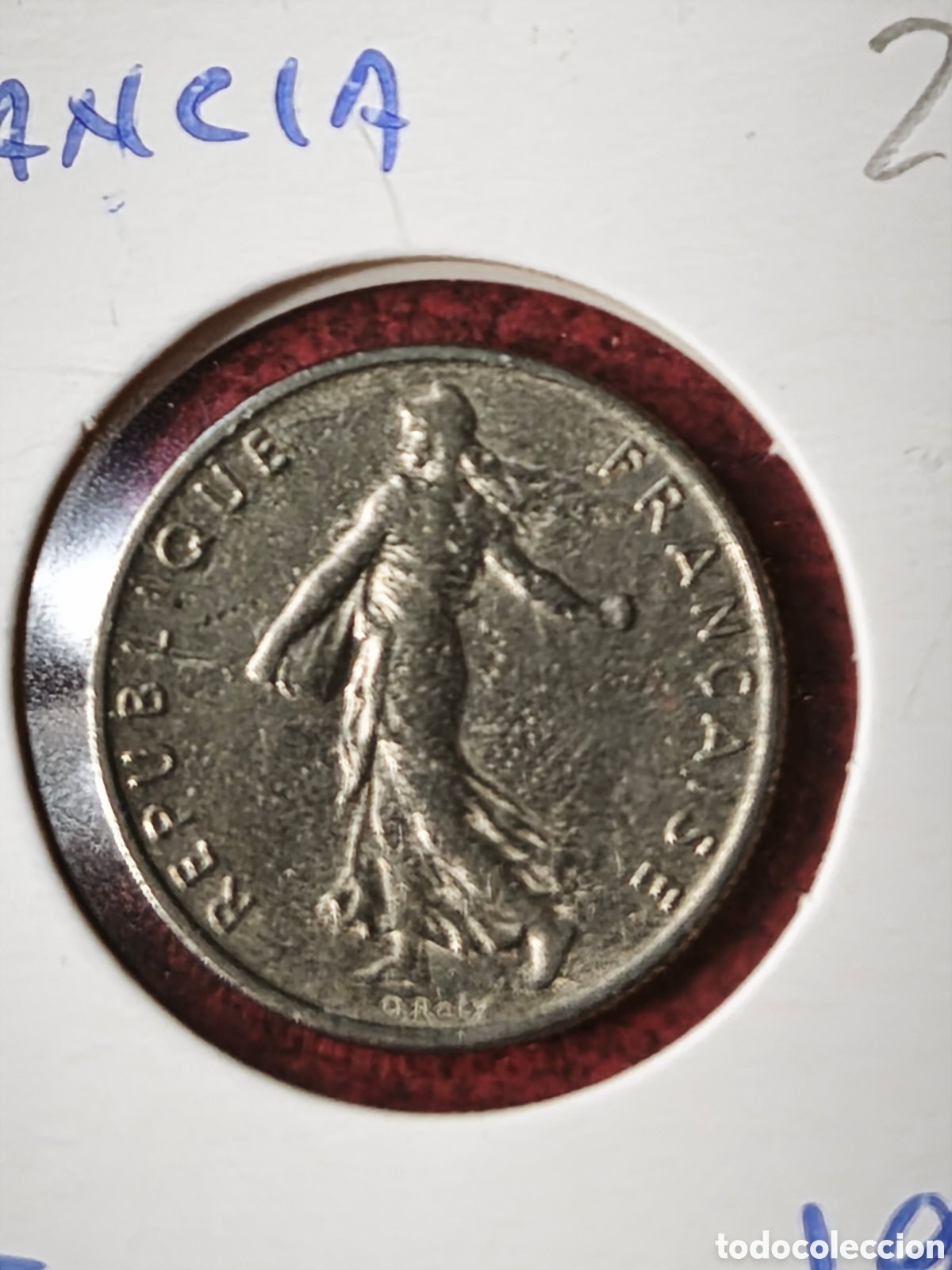 Monedas antiguas de Europa: Francia. 2965. 1/2 franco