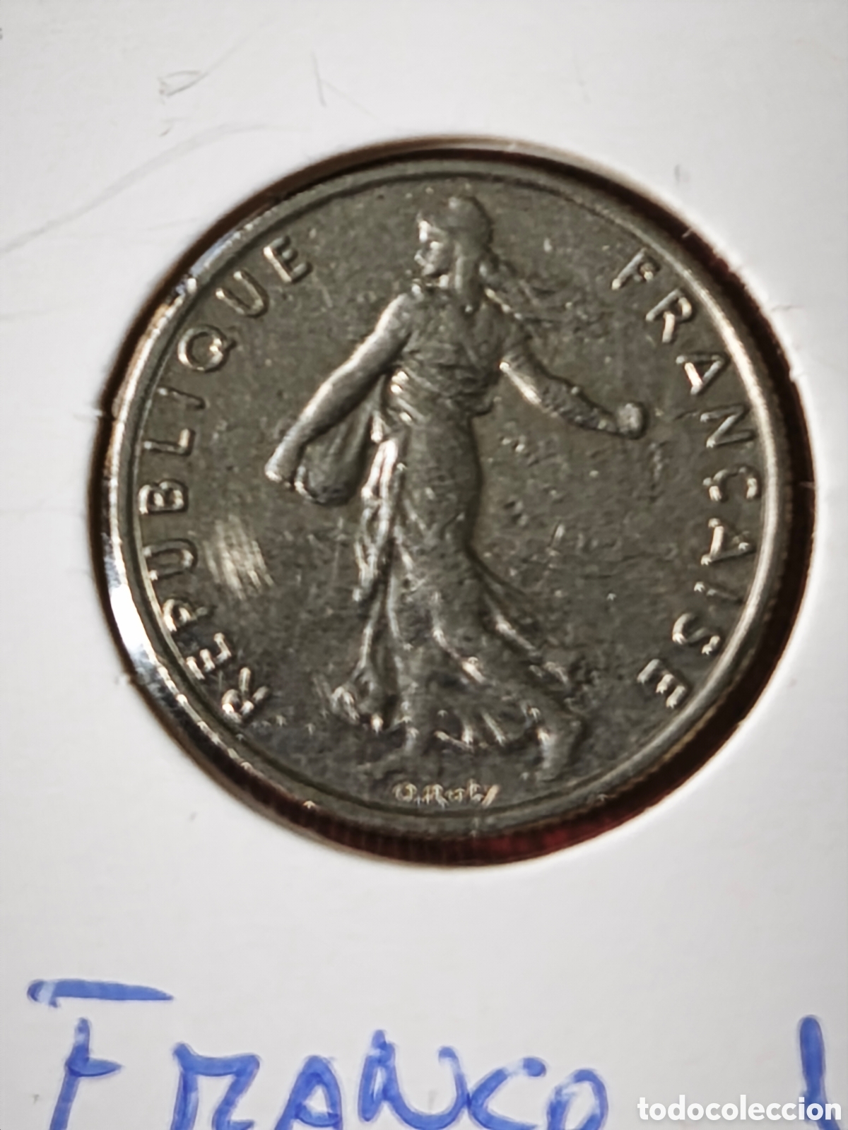 Monedas antiguas de Europa: Francia. 1986. 1/2 franco