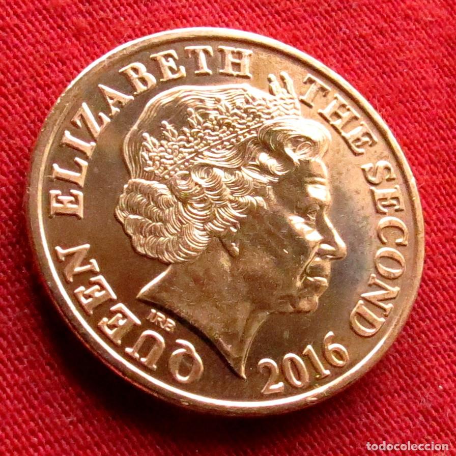Monedas antiguas de Europa: Jersey 2 pence 2016 UNC - Foto 2