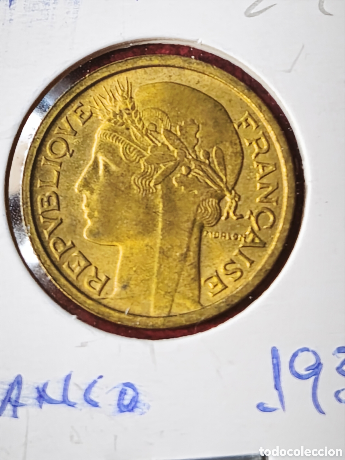 Monedas antiguas de Europa: Francia. 1939. Franco