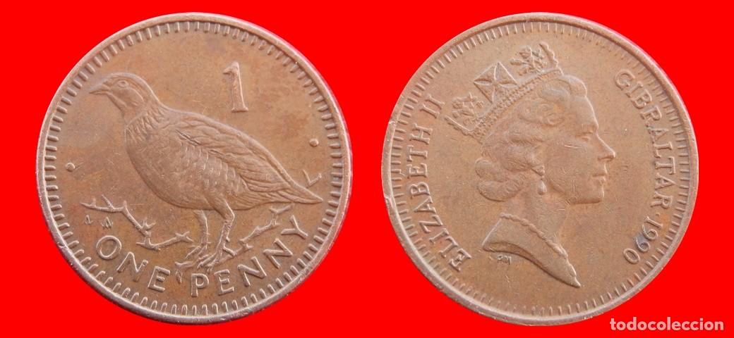 Monedas antiguas de Europa: 1 PENIQUE PENNY 1990 GIBRALTAR-157187