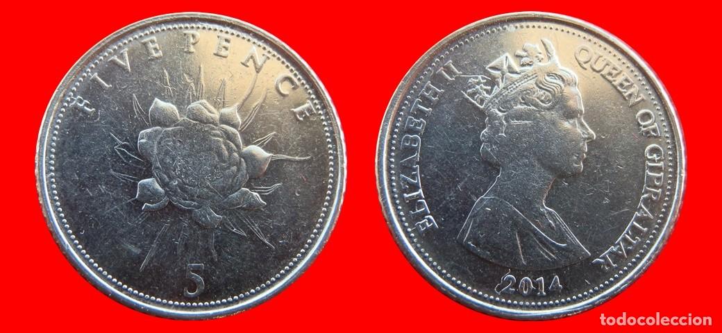 Monedas antiguas de Europa: 5 PENIQUES PENCE 2014 GIBRALTAR-157196