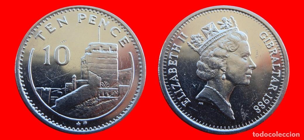 Monedas antiguas de Europa: 10 PENIQUES PENCE 1988 GIBRALTAR-157199
