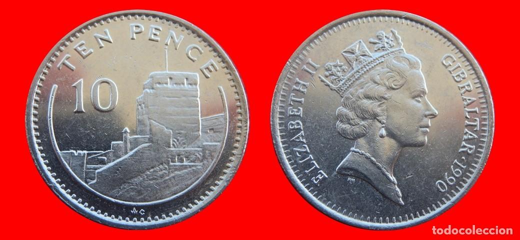 Monedas antiguas de Europa: 10 PENIQUES PENCE 1990 GIBRALTAR-157200