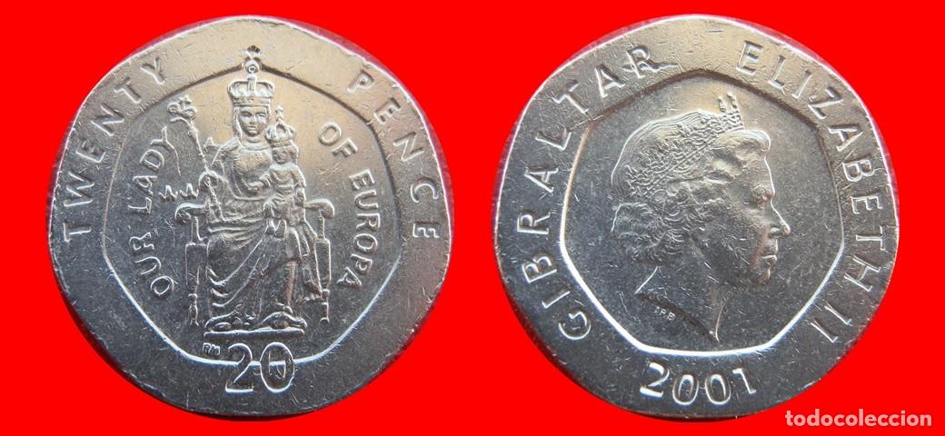 Alte M&uuml;nzen aus Europa: 20 PENIQUES PENCE 2001 GIBRALTAR-157210