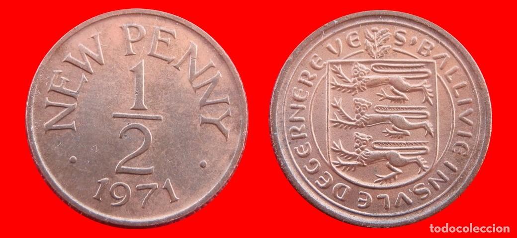 Monedas antiguas de Europa: 1/2 PENIQUE PENNY 1971 GUERNESEY-157221