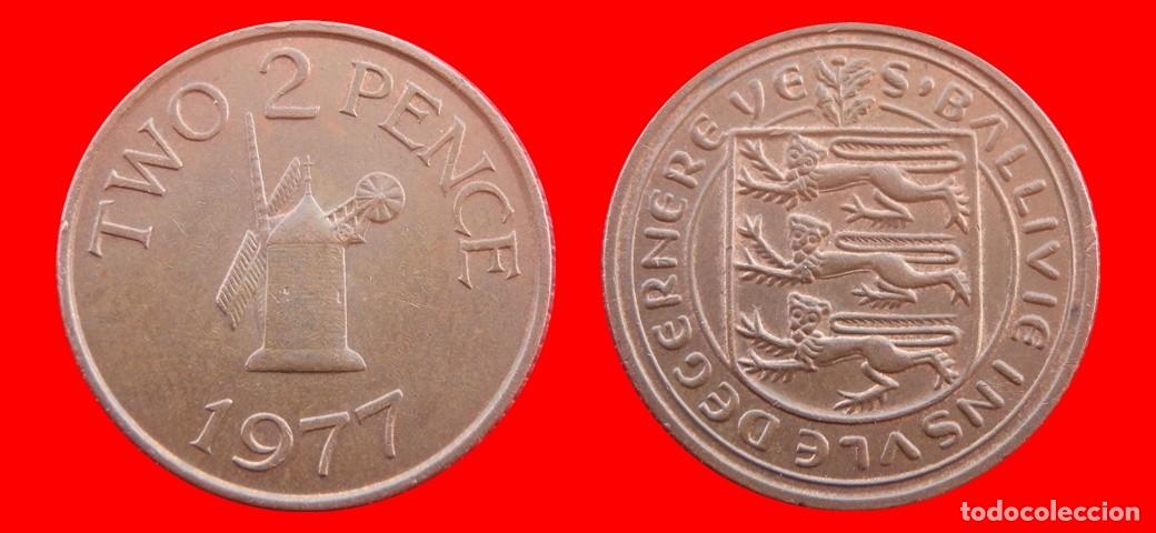 Monedas antiguas de Europa: 2 PENIQUES PENCE 1977 GUERNESEY-157226