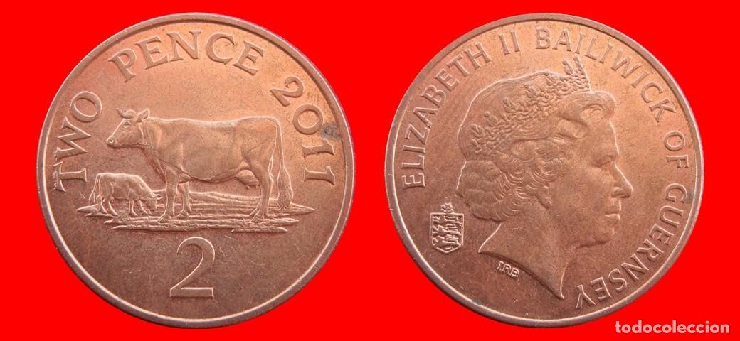 Monedas antiguas de Europa: 2 PENIQUES PENCE 2011 GUERNESEY-157228