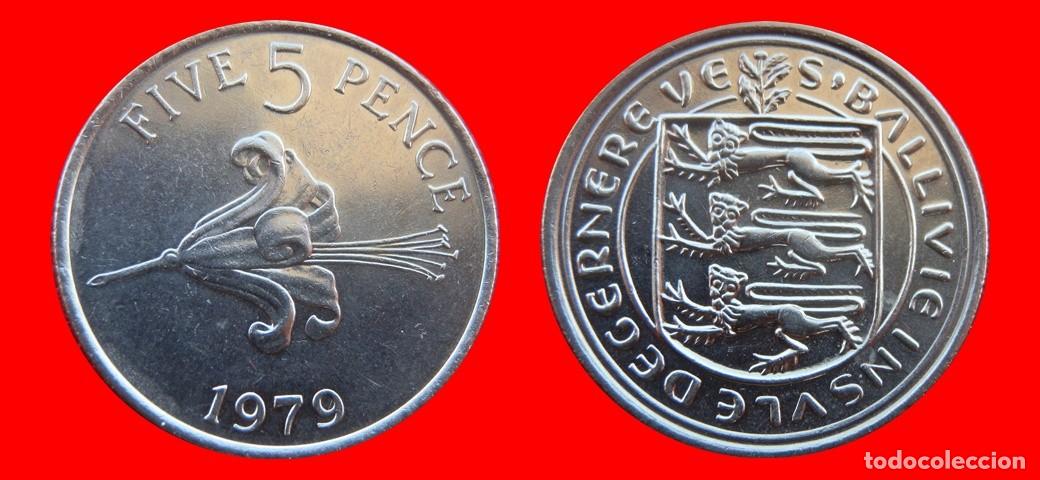 Monedas antiguas de Europa: 5 PENIQUES PENCE 1979 GUERNESEY-157230