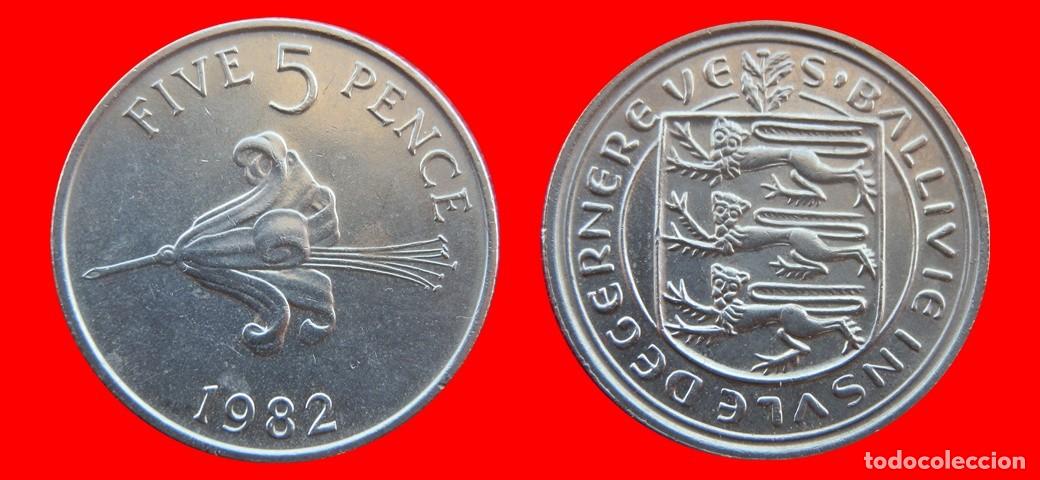 Monedas antiguas de Europa: 5 PENIQUES PENCE 1982 GUERNESEY-157231