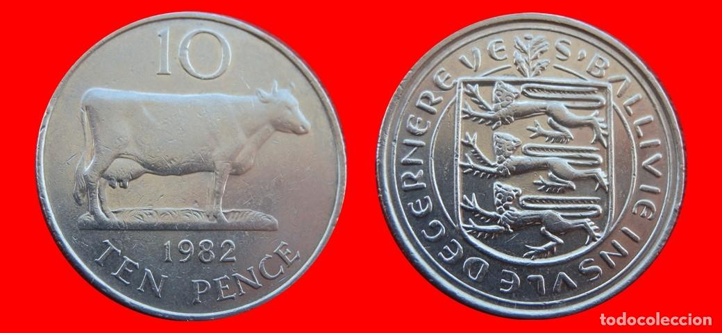 Monedas antiguas de Europa: 10 PENIQUES PENCE 1982 GUERNESEY-157234