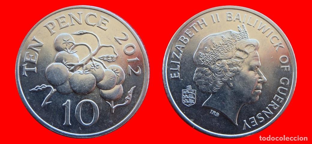Monedas antiguas de Europa: 10 PENIQUES PENCE 2012 GUERNESEY-157235