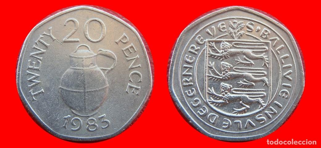 Monedas antiguas de Europa: 20 PENIQUES PENCE 1983 GUERNESEY-157236