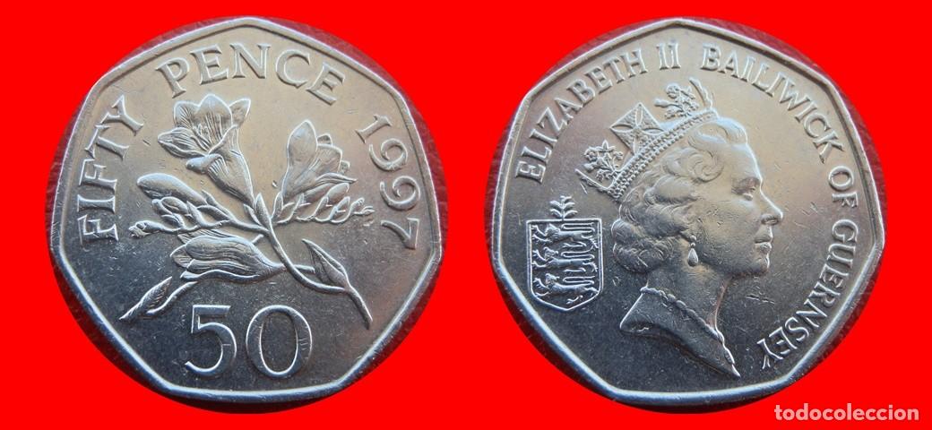 Monedas antiguas de Europa: 50 PENIQUES PENCE 1997 GUERNESEY-157240