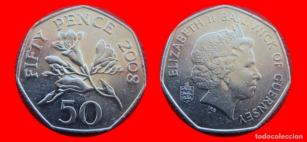 Monedas antiguas de Europa: 50 PENIQUES PENCE 2008 GUERNESEY-157241