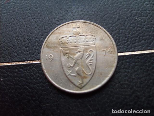 Monedas antiguas de Europa: * NORUEGA 50 ORE 1974