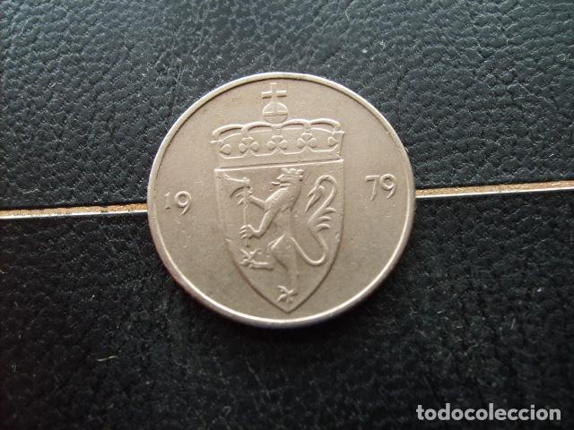 Monedas antiguas de Europa: * NORUEGA 50 ORE 1979