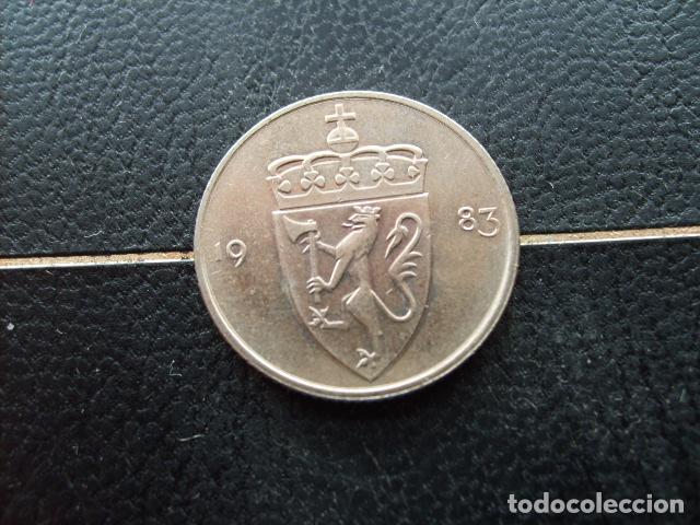 Monedas antiguas de Europa: * NORUEGA 50 ORE 1983