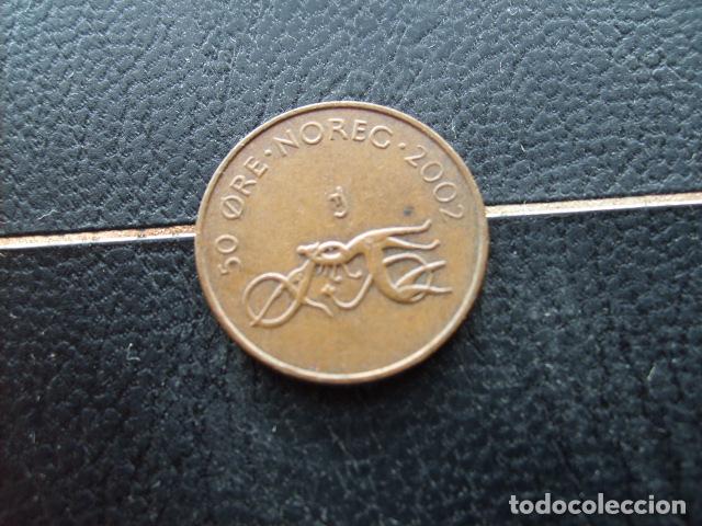 Monedas antiguas de Europa: * NORUEGA 50 ORE 2002