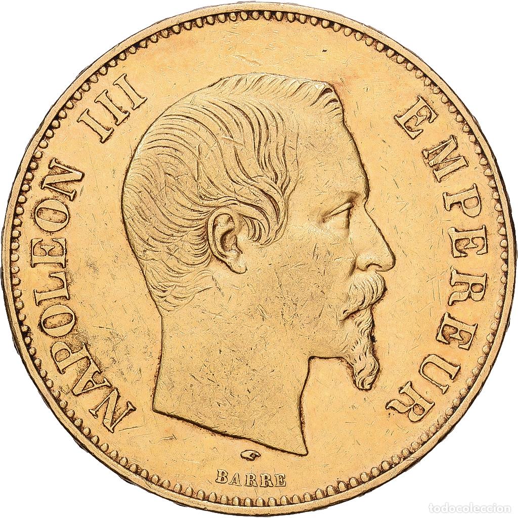 Monedas antiguas de Europa: [#1118309] Francia, Napoleon III, 100 Francs, 1857, Paris, MBC+, Oro, KM 786.1