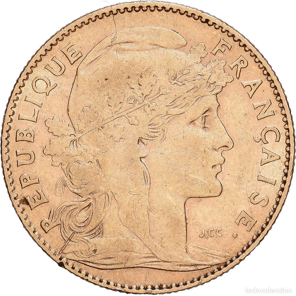 Monedas antiguas de Europa: [#1118378] Francia, 10 Francs, Marianne, 1899, Paris, Oro, MBC, Gadoury:1017, KM:846