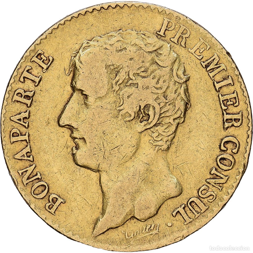 Monedas antiguas de Europa: [#1168083] Francia, 20 Francs, Napol&eacute;on I, 1804, Paris, Oro, BC+, Gadoury:1020, KM:651