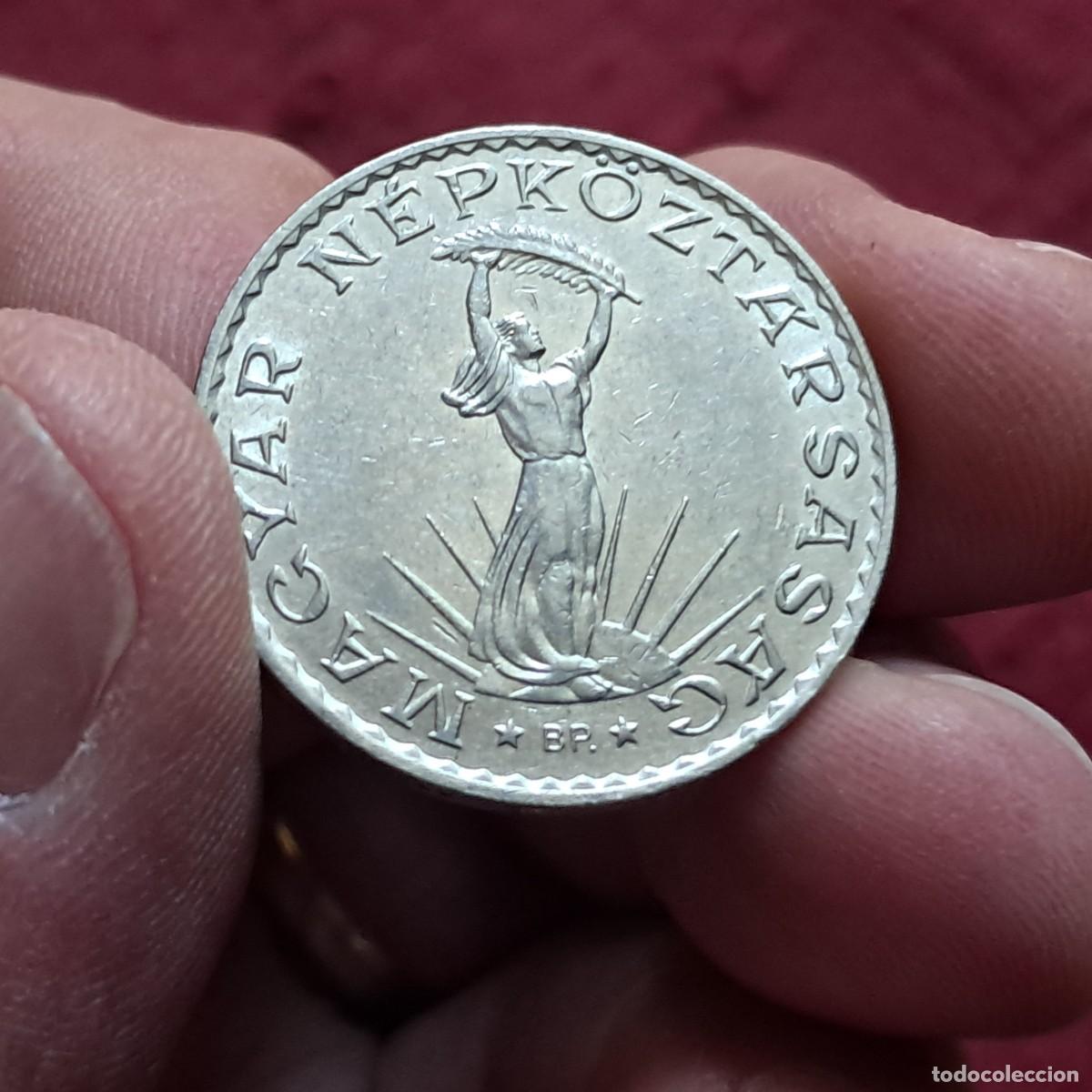 Monnaies anciennes de Europe: MONEDA DE HUNGR&Iacute;A 10 FORINT KM# 595, 1971 BP, VF.