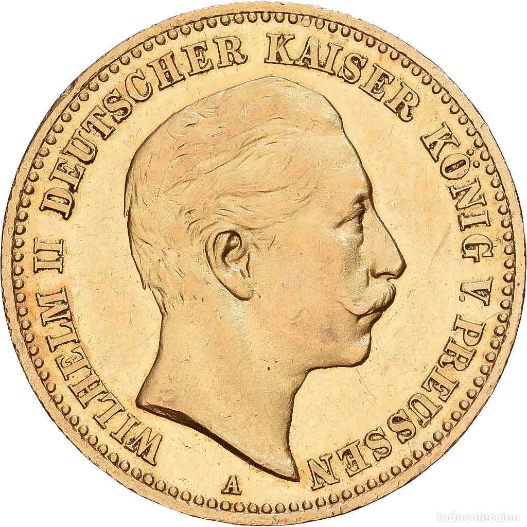 Monedas antiguas de Europa: [#1168070] Estados alemanes, PRUSSIA, Wilhelm II, 10 Mark, 1904, Berlin, Oro, MBC+, KM:520