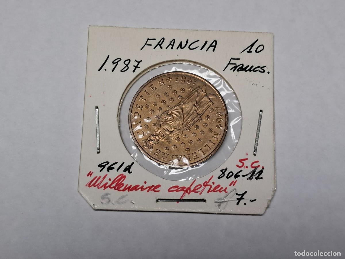 Monedas antiguas de Europa: 10 FRANCOS de 1987 KM 961a FRANCIA en SIN CIRCULAR