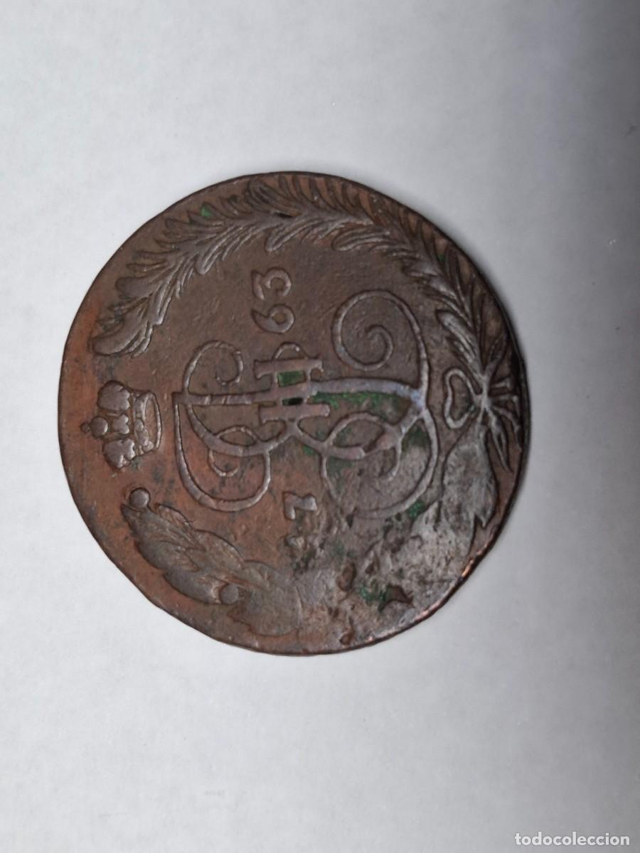 Monedas antiguas de Europa: 5 KOPEKS de 1763 KM 59.3 RUSIA en MBC