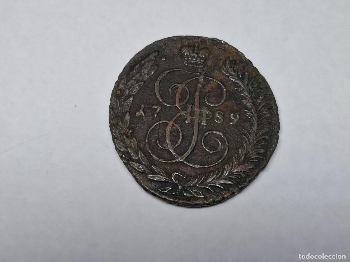 Monedas antiguas de Europa: 5 KOPEKS de 1789 KM 59.2 RUSIA en BC+